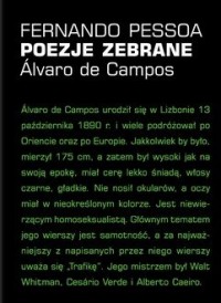 okładka książki - Poezje zebrane. Alvaro de Campos - Pessoa Fernando