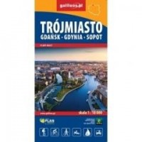 okładka książki - Plan Trójmiasto - Gdańsk - Gdynia - Wydawnictwo Plan