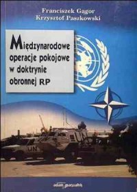 Międzynarodowe operacje pokojowe - okładka książki