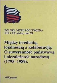 Polska myśl polityczna XIX i XX - okładka książki