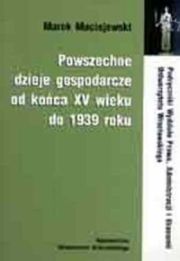 Powszechne dzieje gospodarcze od - okładka książki