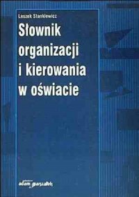 Słownik organizacji i kierowania - okładka książki