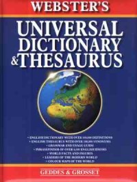 Webster s Universal Dictionary - okładka książki
