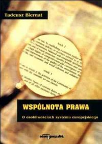 Wspólnota prawa. O osobliwościach - okładka książki