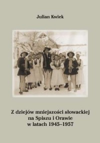Z dziejów mniejszości słowackiej - okładka książki