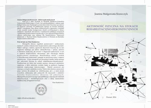 Aktywność fizyczna na stołach rehabilitacyjno-rekondycyjnych - okłakda ebooka