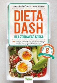 Dieta DASH dla zdrowego serca - okładka książki