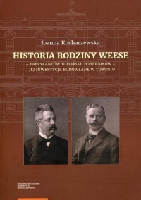 Historia rodziny Weese. - fabrykantów - okładka książki