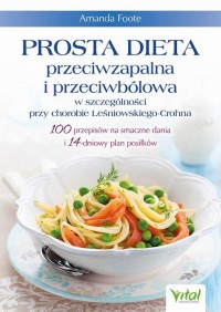 Prosta dieta przeciwzapalna i przeciwbólowa - okładka książki