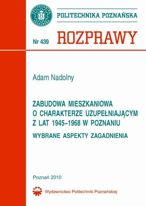 Zabudowa mieszkaniowa o charakterze - okłakda ebooka