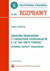 Zabudowa mieszkaniowa o charakterze - okładka książki