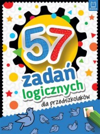 57 zadań logicznych dla przedszkolaków - okładka książki