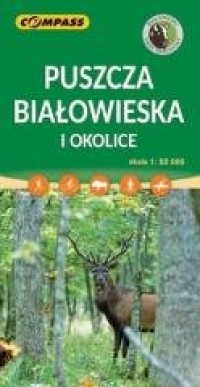 okładka książki - Mapa Puszcza Białowieska i okolice 1:50 000