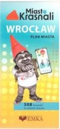 okładka książki - Miasto krasnali. Wrocław - Plan miasta