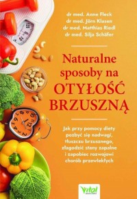 Naturalne sposoby na otyłość brzuszną - okładka książki