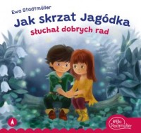 okładka książki - Jak skrzat Jagódka słuchał dobrych rad
