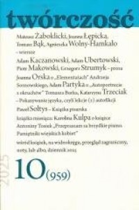 okładka książki - Twórczość 10/2025