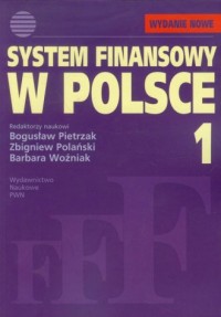 System finansowy w Polsce 1 - okładka książki