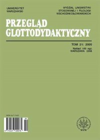 Przegląd Glottodydaktyczny. Tom - okładka książki