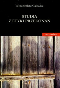 Studia z etyki przekonań - okładka książki