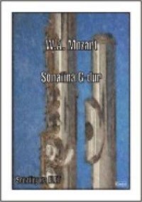 Sonatina G - dur (na flet) - okładka książki