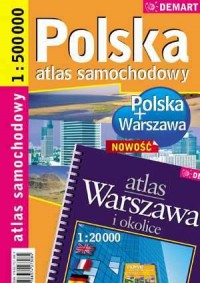 Atlas. Polska + Warszawa. Atlas - zdjęcie reprintu, mapy