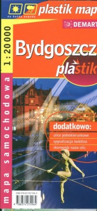 Bydgoszcz (plastik - plan miasta - okładka książki