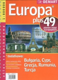 Europa plus 49 - planów miast europejskich - zdjęcie reprintu, mapy