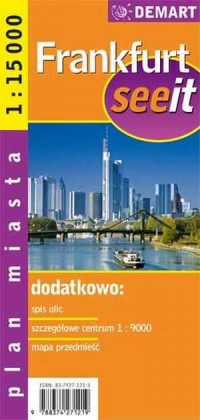 Frankfurt see it - plan miasta - zdjęcie reprintu, mapy