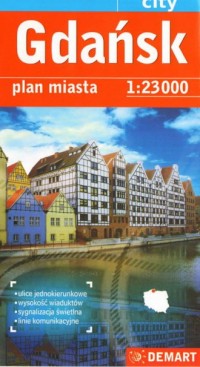 Gdańsk (plan miasta) - zdjęcie reprintu, mapy