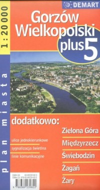 Gorzów Wielkopolski / Zielona Góra - zdjęcie reprintu, mapy