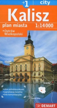 Kalisz, Ostrów Wielkopolski (plan - okładka książki