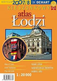 Kieszonkowy atlas Łodzi - zdjęcie reprintu, mapy