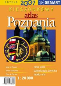 Kieszonkowy atlas Poznania - zdjęcie reprintu, mapy