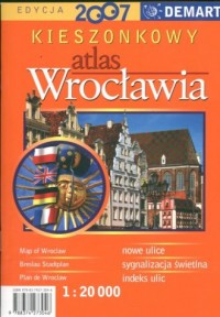 Kieszonkowy atlas Wrocławia - zdjęcie reprintu, mapy