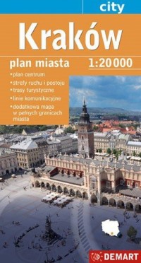 Kraków (plan miasta) - zdjęcie reprintu, mapy