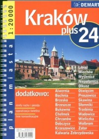 Kraków plus 19. Atlas miast - zdjęcie reprintu, mapy
