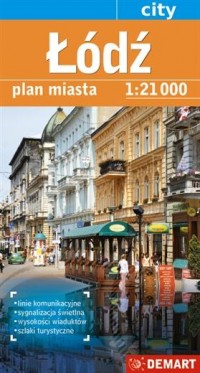 Łódź (plan miasta) - zdjęcie reprintu, mapy