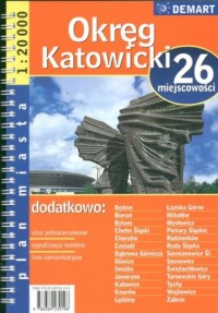 Okręg Katowicki. 26 miejscowości - zdjęcie reprintu, mapy