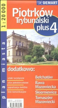Piotrków Trybunalski/Skierniewice - zdjęcie reprintu, mapy