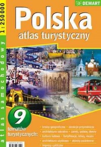 Polska. Atlas turystyczny (atlas - zdjęcie reprintu, mapy