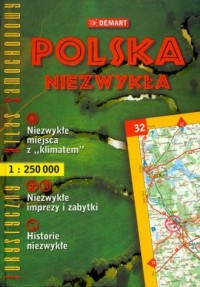 Polska Niezwykła (turystyczny atlas - zdjęcie reprintu, mapy