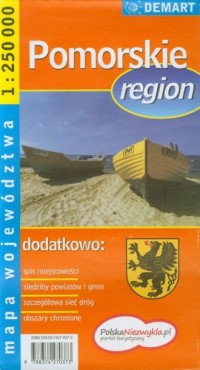 Pomorskie (region - mapa województwa) - zdjęcie reprintu, mapy