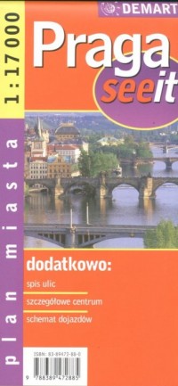 Praga see it - plan miasta - zdjęcie reprintu, mapy