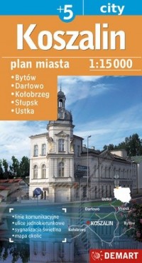 Słupsk. Koszalin (plan miasta 1:15 - okładka książki