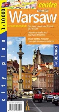 Warszawa Centrum - city plan (english - okładka książki