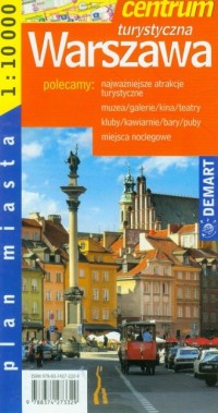 Warszawa Centrum - Turystyczna - okładka książki