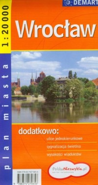 Wrocław - plan miasta - zdjęcie reprintu, mapy