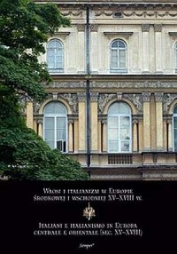 Włosi i italianizm w Europie środkowej - okładka książki