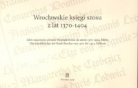 Wrocławskie księgi szosu z lat - okładka książki